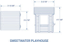 Backyard Discovery Sweetwater All Cedar Wooden Playhouse