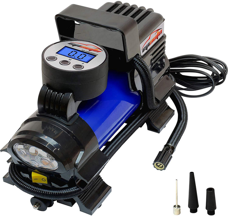 EPAuto 12V DC Portable Air Compressor Pump, Digital Tire Inflator