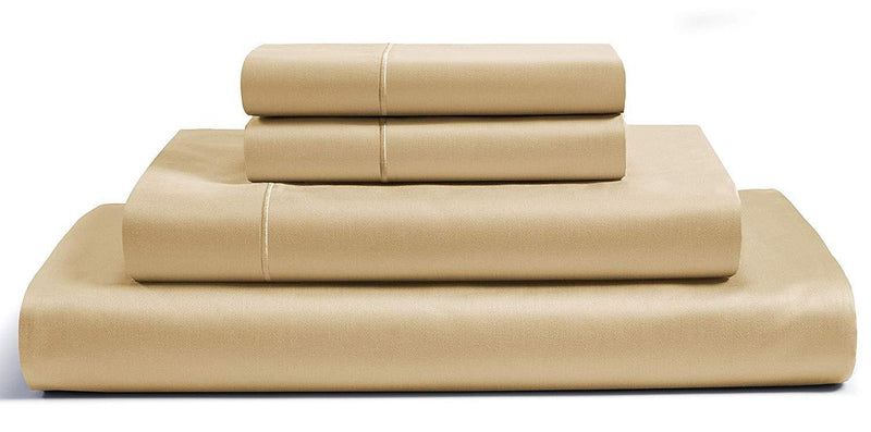 CHATEAU HOME COLLECTION 800-Thread-Count Egyptian Cotton Deep Pocket Sateen Weave Queen Sheet Set, White