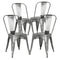 Poly and Bark Trattoria Side Chair in Black (Set of 4)