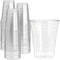 200 Clear Plastic Cups | 16 oz Plastic Cups | Clear Disposable Cups | PET Cups | Plastic Water Cups | Plastic Beer Cups | Clear Plastic Party Cups |Crystal Clear Cups