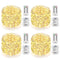 4 Pack Fairy Lights Fairy String Lights Battery Operated Waterproof 8 Modes Remote Control 50 Led String Lights 16.4ft Silver Wire Firefly lights for Bedroom Wedding Festival Decor (Cool White) ¡­