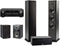 Polk T50 150 Watt Home Theater Floor Standing Tower Speaker (Single) - Premium Sound at a Great Value | Dolby and DTS Surround