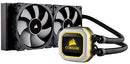 CORSAIR HYDRO Series H115i PRO RGB AIO Liquid CPU Cooler,280mm, Dual ML140 PWM Fans, Intel 115x/2066, AMD AM4