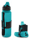 Nomader Collapsible Water Bottle - Leak Proof Twist Cap - BPA Free, 22 oz