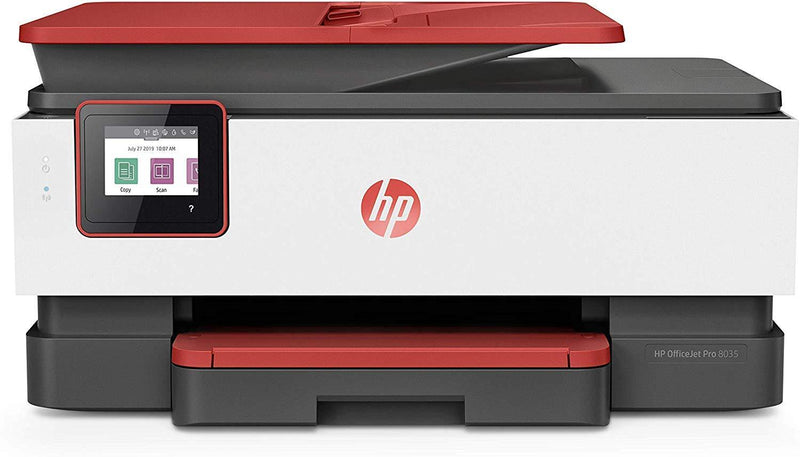 HP OfficeJet Pro 8035 All-in-One Wireless Printer - Includes 8 Months of Ink Delivered to Your Door, Smart Home Office Productivity - Basalt (5LJ23A)