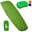 Outdoorsman Lab Camping Sleeping Pad, Ultralight Inflatable Camping Pad, Compact Hiking & Backpacking Gear Includes Camping Mat, Bag & Repair Kit