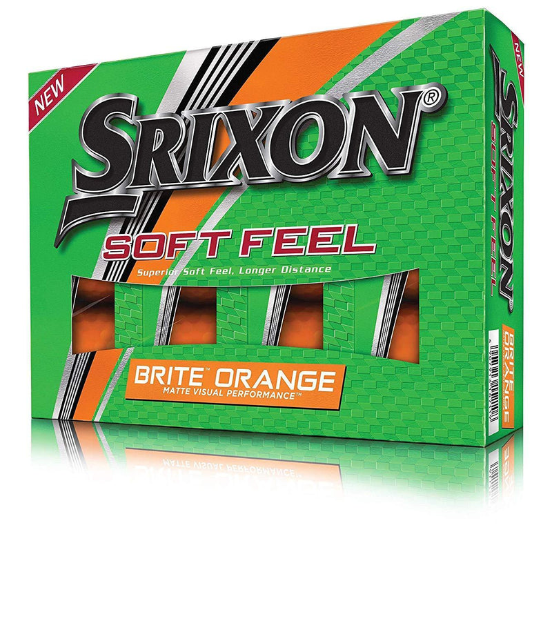 Srixon Soft Feel Brite Matte Color Golf Balls (One Dozen)