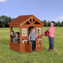 Backyard Discovery Columbus All Cedar Wood Playhouse