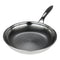 Frieling USA Black Cube Hybrid Stainless/Nonstick Cookware Fry Pan, 11-Inch