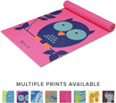 Gaiam Kids Yoga Mat Exercise Mat, Yoga for Kids with Fun Prints - Playtime for Babies, Active & Calm Toddlers and Young Children (60" L x 24" W x 3mm Thick)