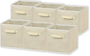 6 Pack - SimpleHouseware Foldable Cube Storage Bin, Black