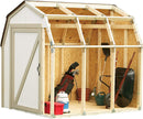 2x4basics 90192MI Custom Shed Kit with Peak Roof