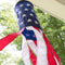 Homarden 40 Inch American Flag Windsock (Set of 2) - Outdoor Hanging 4th of July Decor - Premium Materials with Embroidered Stars - Fade Resistant Wind Socks for All Weather