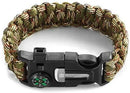 X-Plore Gear Emergency Paracord Bracelets | Set of 2| The Ultimate Tactical Survival Gear| Flint Fire Starter, Whistle, Compass & Scraper | Best Wilderness Survival-Kit for Camping/Fishing & More