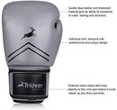 Trideer Pro Grade Boxing Gloves, Kickboxing Bagwork Gel Sparring Training Gloves, Muay Thai Style Punching Bag Mitts, Fight Gloves Men & Women