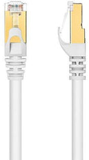 Maximm Cat7 Ethernet Cable, 15 Feet, Grey, 10-Pack - Pure Copper - RJ45 Gold-Plated Snagless Connectors 600 MHz, 10 Gbps. for Fast Network & Computer Networking + Cable Clips and Ties