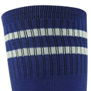 Youth Soccer Socks Fasoar Teens Knee High Football Socks Long Striped Rugby Tube Socks 2/6/10 Pairs