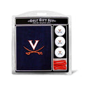 Team Golf NCAA Gift Set Embroidered Golf Towel, 3 Golf Balls, and 14 Golf Tees 2-3/4" Regulation, Tri-Fold Towel 16" x 22" & 100% Cotton