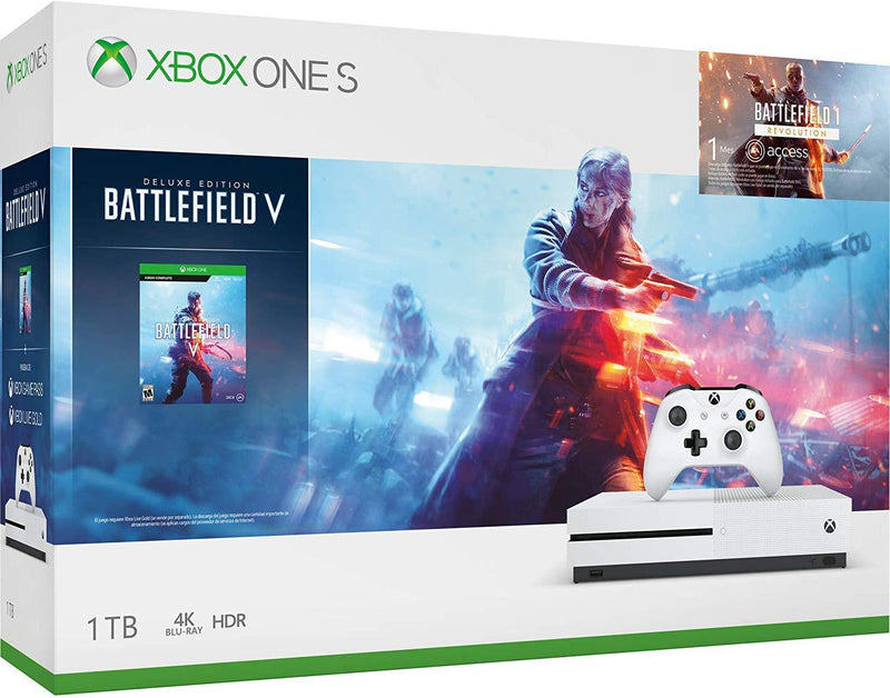 Xbox One S 1Tb Console - Battlefield V Bundle