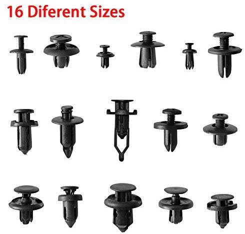 Auto Body Retainer Clips Plastic Fasteners Push Rivets Clips Set Tailgate Handle Rod Clip 19 MOST Popular Sizes Door Trim Panel Clips 460 PCS With 1 Plastic Fastener Remover For GM Ford Chevy Toyota