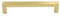 goldenwarm Gold Cabinet Pulls Square Kitchen Hardware Handles 10 Pack - LSJ12GD160 Brushed Brass Pulls for Cabinets Closet Square Cupboard Bathroom Desk Door Knobs 6-1/4in(160mm) Hole Centers