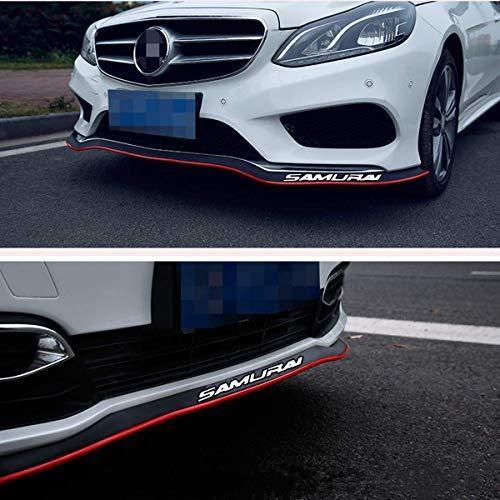 Front Lip ,HengJia Auto Parts 2.5m/8.2ft Car carbon fiber front lip,Front Bumper Lip ,Carbon Lip ,Side Skirt, front lip spoiler 100% waterproof protection(Carbon black)