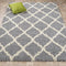 Ottomanson Collection shag Trellis Area Rug, 7'10" x 9'10", Gray - SHG2273-8X10