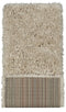 Ottomanson Flokati Collection Faux Sheepskin Shag Runner Rug, 2'X5', Beige