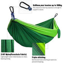 Kootek Camping Hammock Double & Single Portable Hammocks with 2 Tree Straps, Lightweight Nylon Parachute Hammocks for Backpacking, Travel, Beach, Backyard, Patio, Hiking