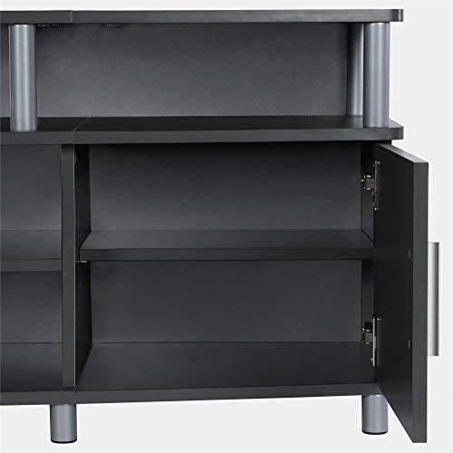 Ameriwood Home Carson TV Stand for TVs up to 70", Black