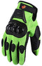 Street Bike Full Finger Motorcycle Gloves 09 (Large, black)