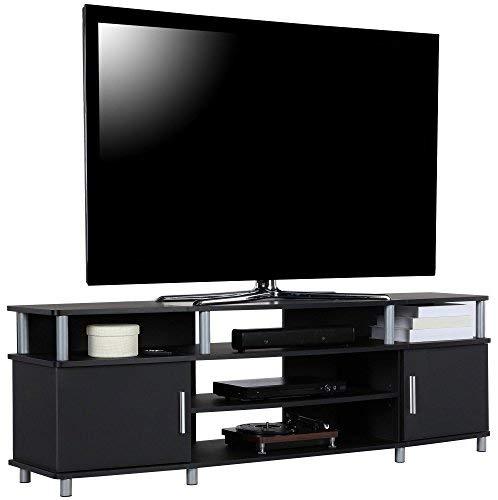 Ameriwood Home Carson TV Stand for TVs up to 70", Black