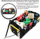 Trunkcratepro Collapsible Portable Multi Compartments Trunk Organizer, Black