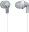 Panasonic ErgoFit In-Ear Earbud Headphones RP-HJE120-K (Black) Dynamic Crystal Clear Sound, Ergonomic Comfort-Fit