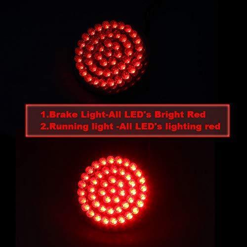 Motorcycle LED Light 2" 50mm Bullet Style LED Turn Signals Pannel For Motor bike Sporter Softail Touring (1157 base-1)