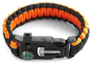 X-Plore Gear Emergency Paracord Bracelets | Set of 2| The Ultimate Tactical Survival Gear| Flint Fire Starter, Whistle, Compass & Scraper | Best Wilderness Survival-Kit for Camping/Fishing & More