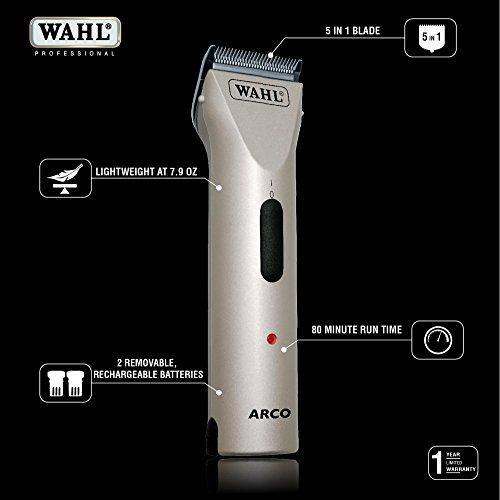 Wahl Professional Animal Arco Pet, Dog, Cat, and Horse Cordless Clipper Kit