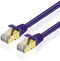 TNP Cat6 Ethernet Patch Cable (10 Feet) - Professional Gold Plated Snagless RJ45 Connector Computer Networking LAN Wire Cord Plug Premium Shielded Twisted Pair (White)