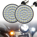 Motorcycle LED Light 2" 50mm Bullet Style LED Turn Signals Pannel For Motor bike Sporter Softail Touring (1157 base-1)