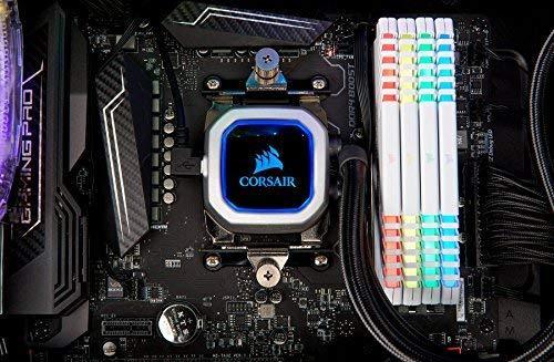 CORSAIR HYDRO Series H115i PRO RGB AIO Liquid CPU Cooler,280mm, Dual ML140 PWM Fans, Intel 115x/2066, AMD AM4