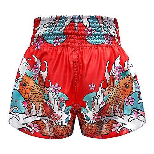 Tuff Boxing Sport Muay Thai Shorts Trunks Kick Martial Aart Training Gym Clothing