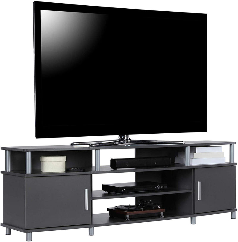 Ameriwood Home Carson TV Stand for TVs up to 70", Black