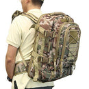 Outdoor 3 Day Expandable 40-64L Backpack Military Tactical Hiking Bug Out Bag