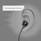 Panasonic ErgoFit In-Ear Earbud Headphones RP-HJE120-K (Black) Dynamic Crystal Clear Sound, Ergonomic Comfort-Fit