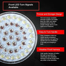 Motorcycle LED Light 2" 50mm Bullet Style LED Turn Signals Pannel For Motor bike Sporter Softail Touring (1157 base-1)