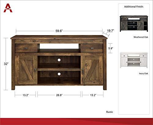 Ameriwood Home  Farmington Night Stand, Rustic ,Small, Century Barn Pine - 5683215PCOM