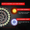 Motorcycle LED Light 2" 50mm Bullet Style LED Turn Signals Pannel For Motor bike Sporter Softail Touring (1157 base-1)