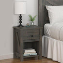 Ameriwood Home  Farmington Night Stand, Rustic ,Small, Century Barn Pine - 5683215PCOM