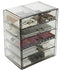 Sorbus Cosmetics Makeup and Jewelry Big Storage Display-Stylish Vanity, Bathroom Case, 4 Large, 2 Small Drawers, Clear